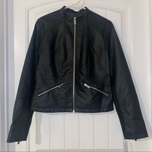 New York & Company Faux Leather Jacket